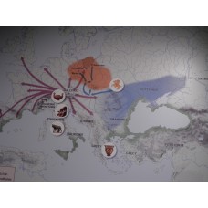 Map showing the different cultures during 600 - 400 B.C.